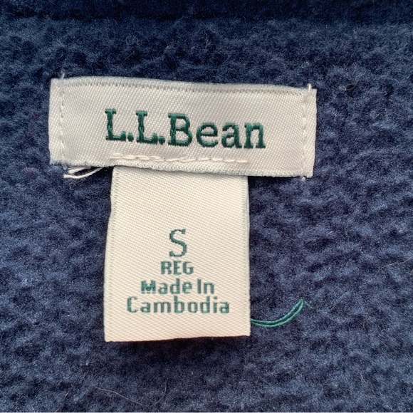 L. L. Bean Pullover Fleece Jacket 1/2 Zip Size Small - Picture 6 of 6
